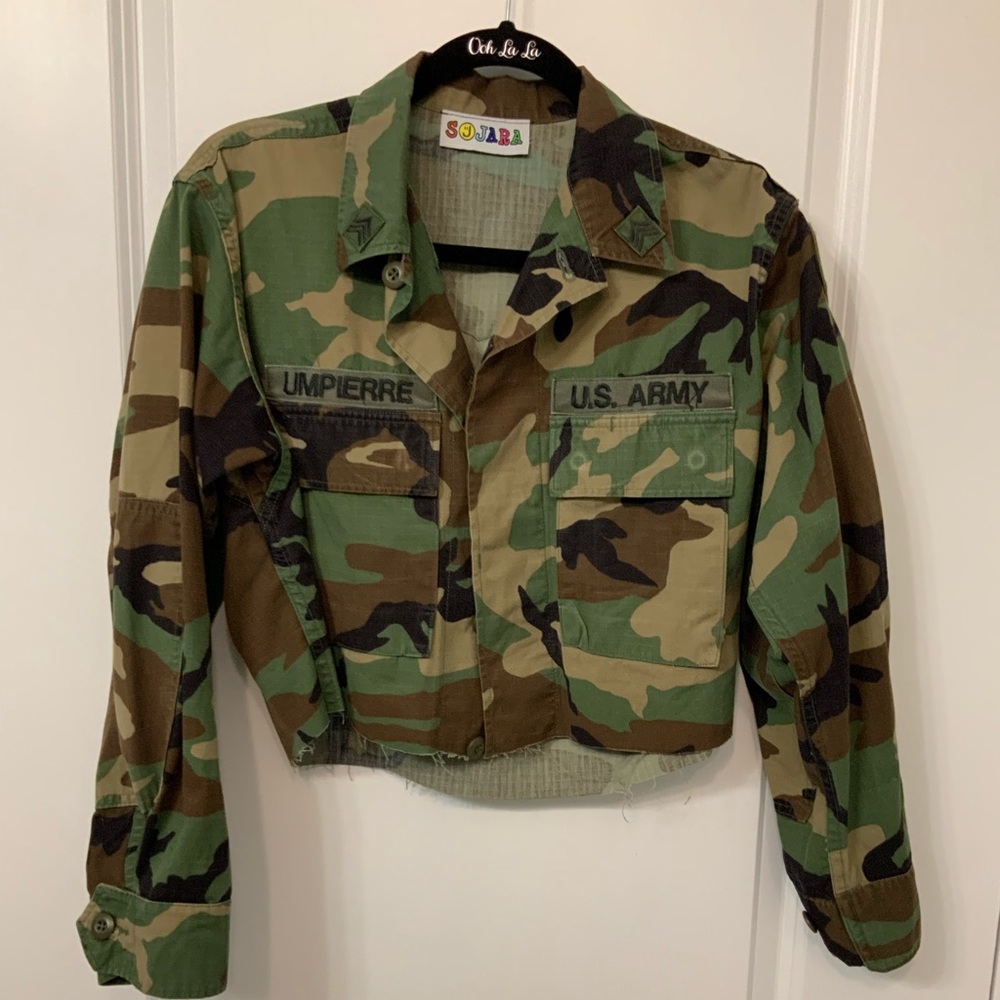New Cropped Camo Jacket